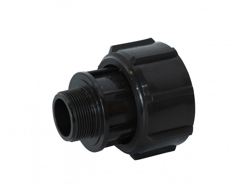 Plasson BARREL UNION ADAPTOR M-THREADED METRIC 32-3/4"
