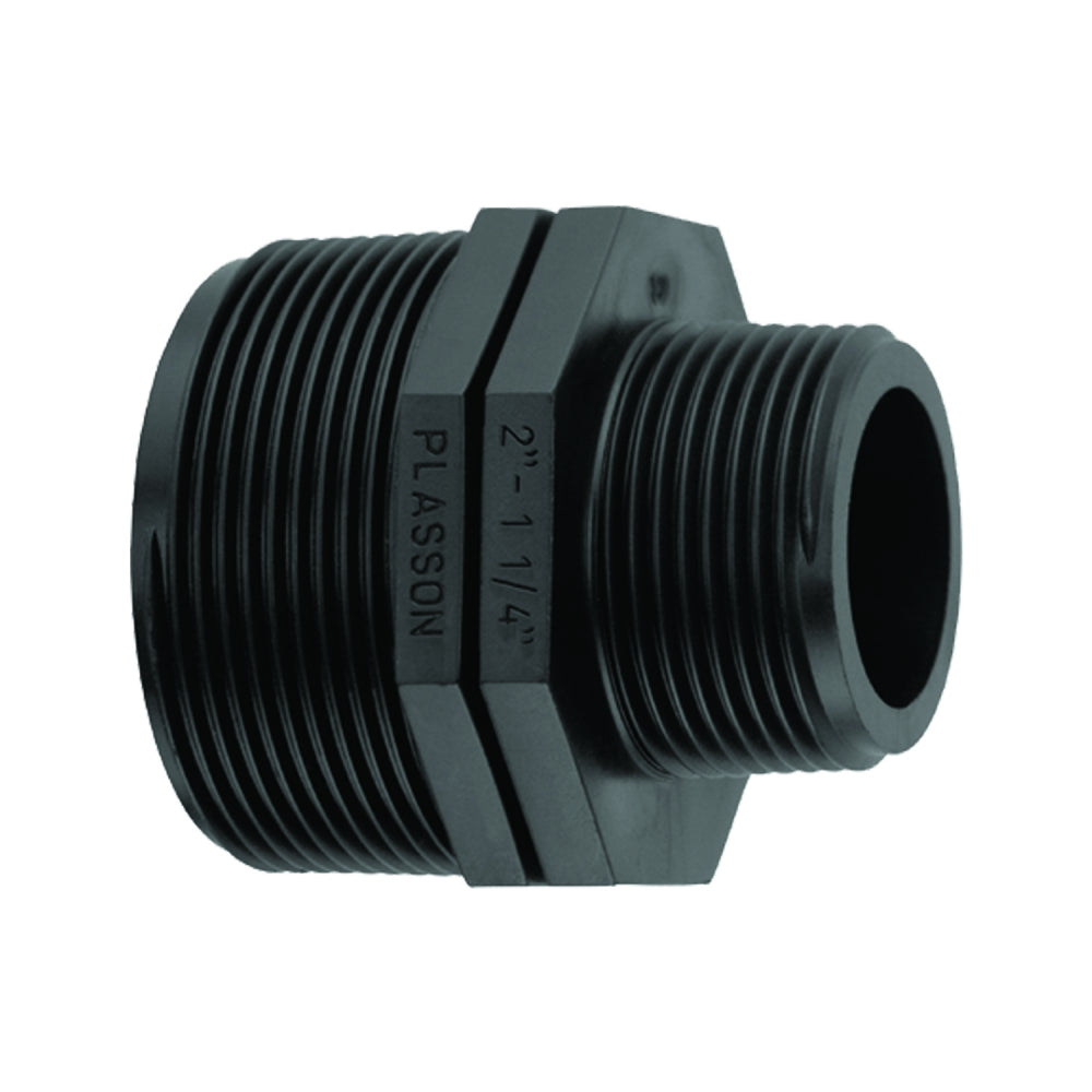Plasson REDUCING NIPPLE THREADED PP 1.1/4"- 1"
