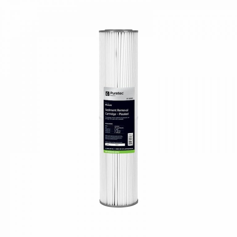 Pleated Large Diameter 4.5" Cartridge, 20", 10um