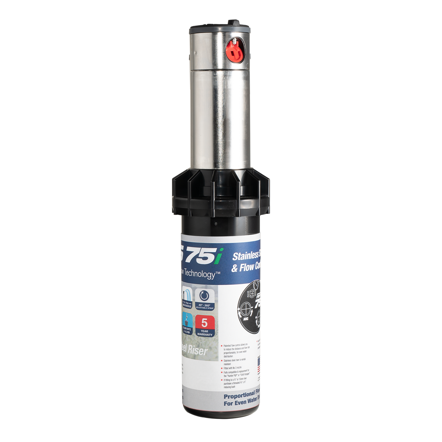 K-Rain RPS75i Stainless Steel Gear Drive