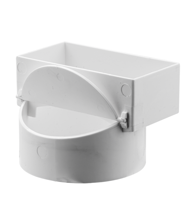 Storm PVC Adaptor Down Pipe Inspection 100x50x90mm