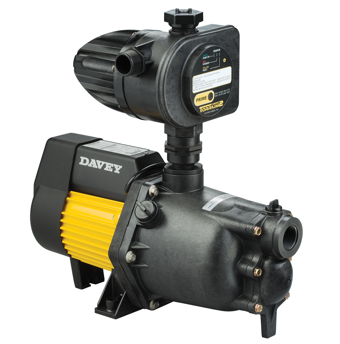 Davey XJ70T 0.8 1"(F) / 1"(M) 70 lpm 480 kPa TT70 1572