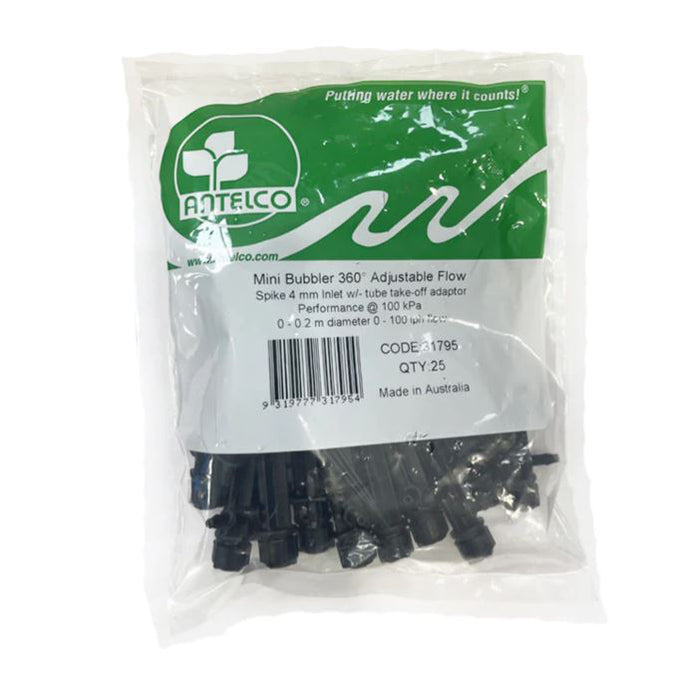 31795 - Bubbler Mini 360o adj 4mm stake