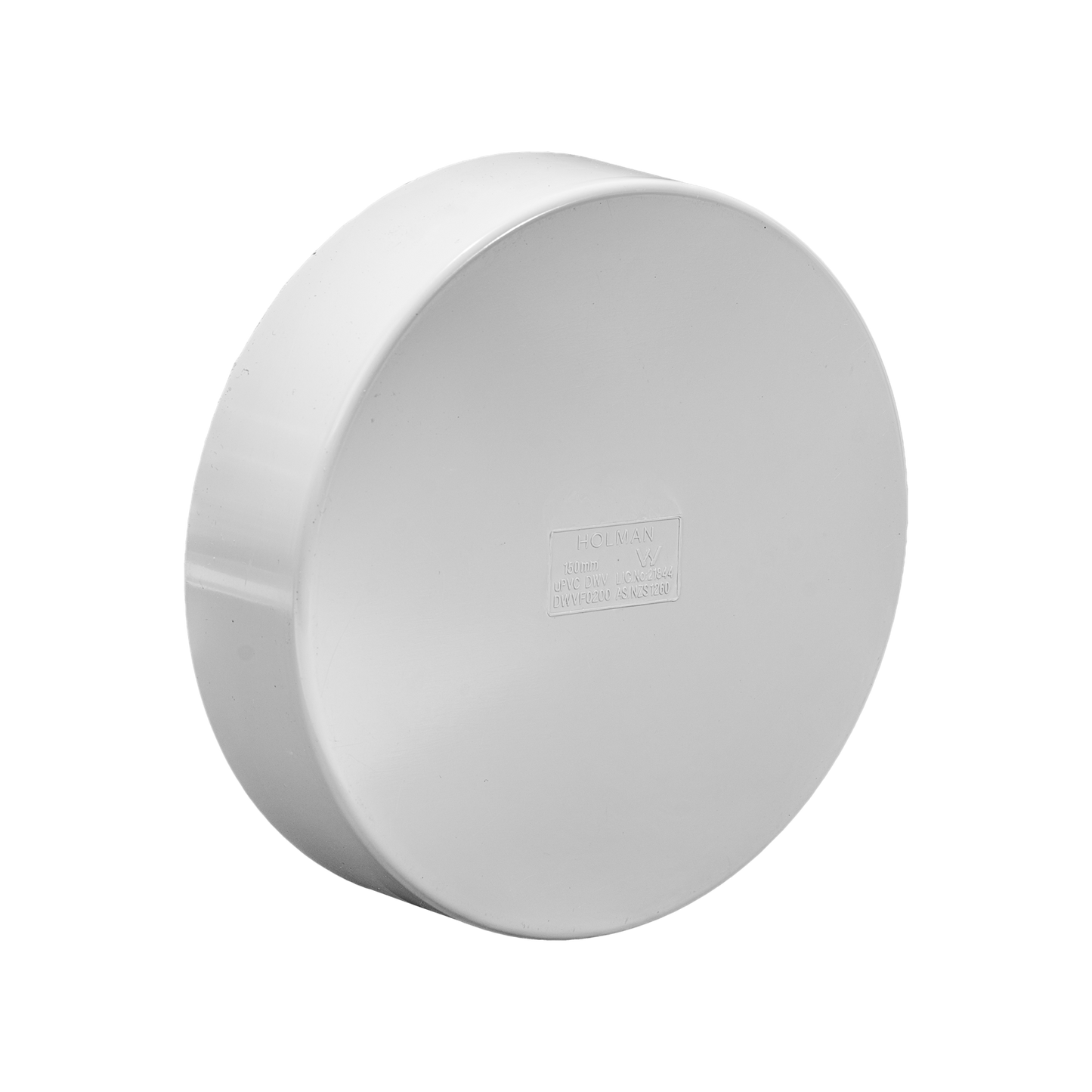 DWV PVC Cap Push On 150mm