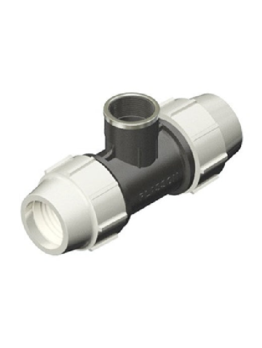 Plasson TEE METRIC F-THREADED OFFTAKE 75-3"-75