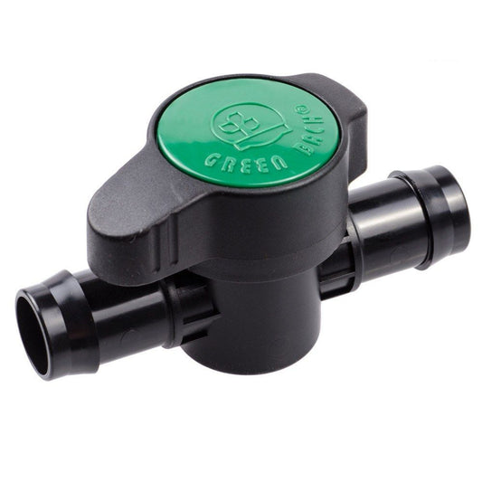 IN-LINE VALV 14MM GRN BK