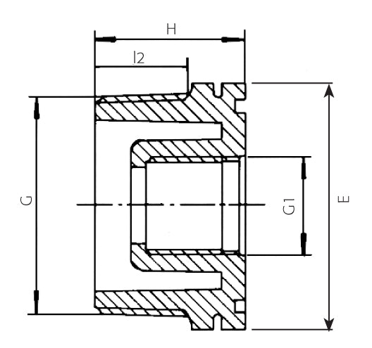 Plasson REDUCING BUSHING THREADED PP 3"-2"