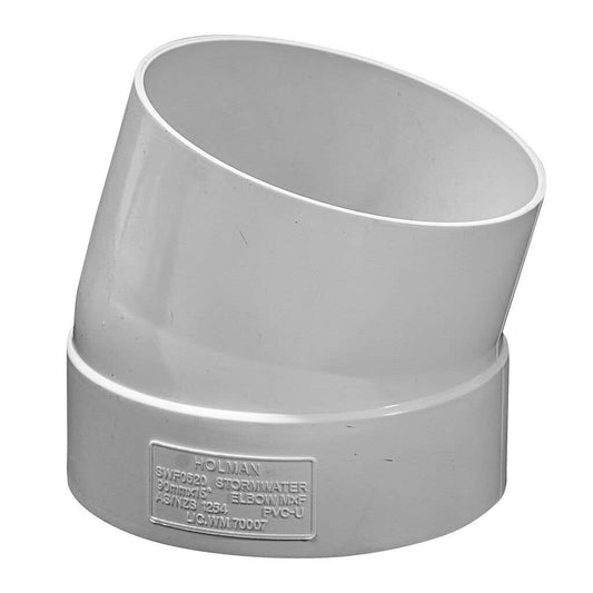 Storm PVC Elbow M&F 90mm 15Deg