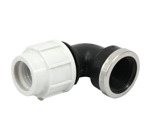 Plasson 90° ELBOW FEMALE METRIC 32-1.1/4"
