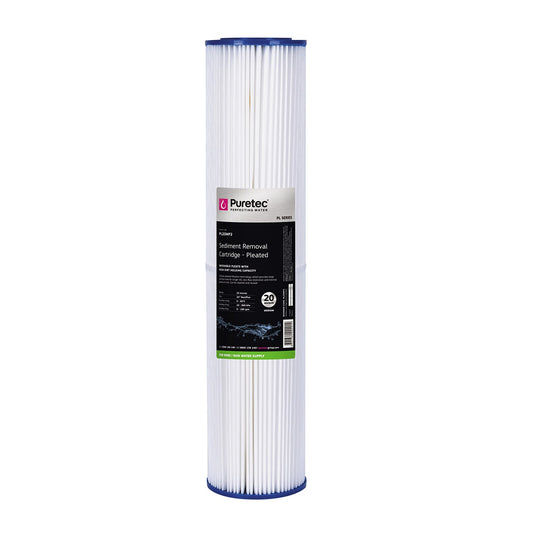 Pleated Cartridge Standard dia 2.5", 20 inch, 100um