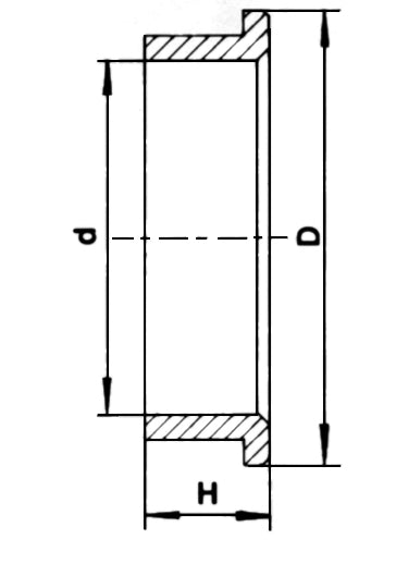 Plasson INSERT LOWER METRIC 125