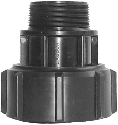 Plasson BARREL UNION ADAPTOR M-THREADED METRIC 32-1/2"
