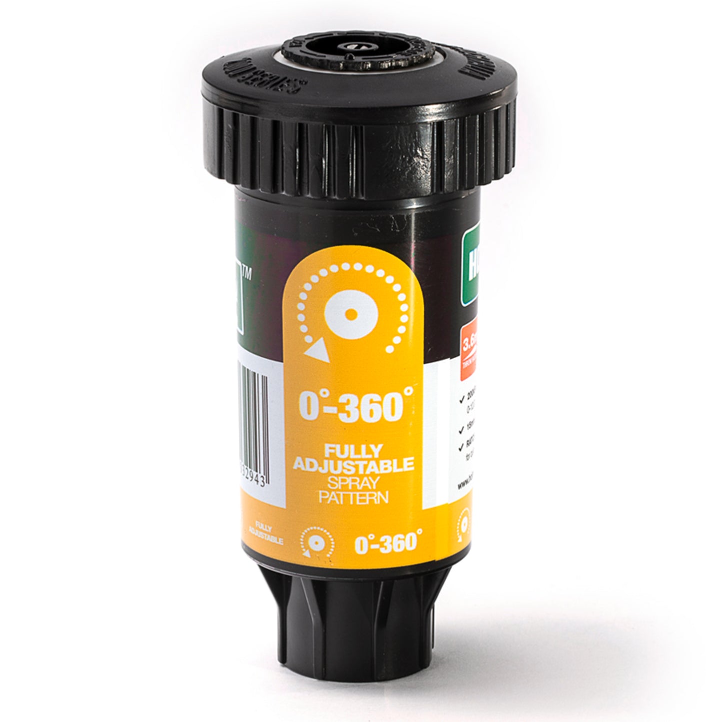 50mm Pop Up Sprinkler, 90° 1/4 Circle