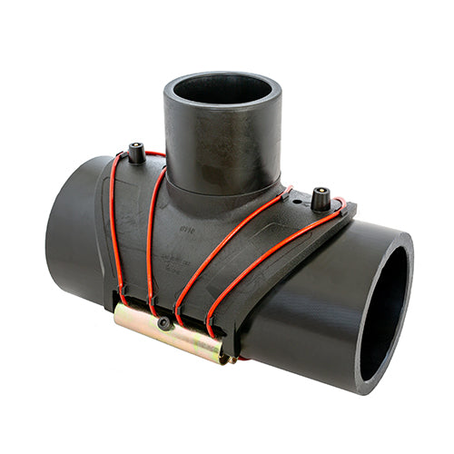 Plasson BRANCH SADDLE EF 250-110 RED WIRE UNDERPART