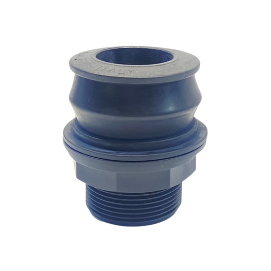 Plasson BUCCHI QUICK JOINT MALE-FEMALE W/ FOOD-GRADE EPDM GASKET 1/2" X 3/8"