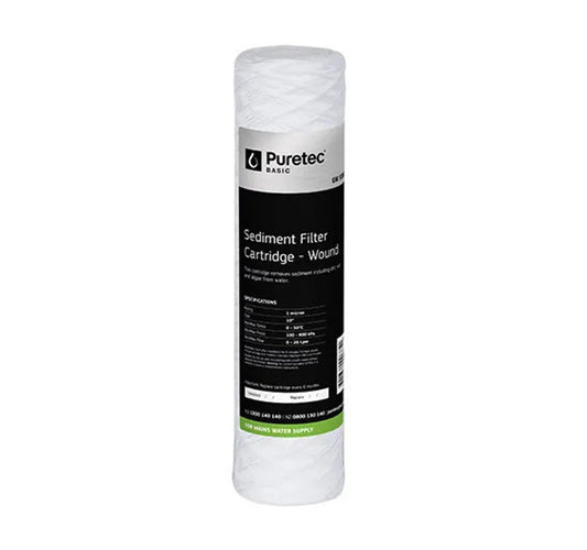 Wound Standard Dia 2.5" Cartridge, 10 inch, 50um