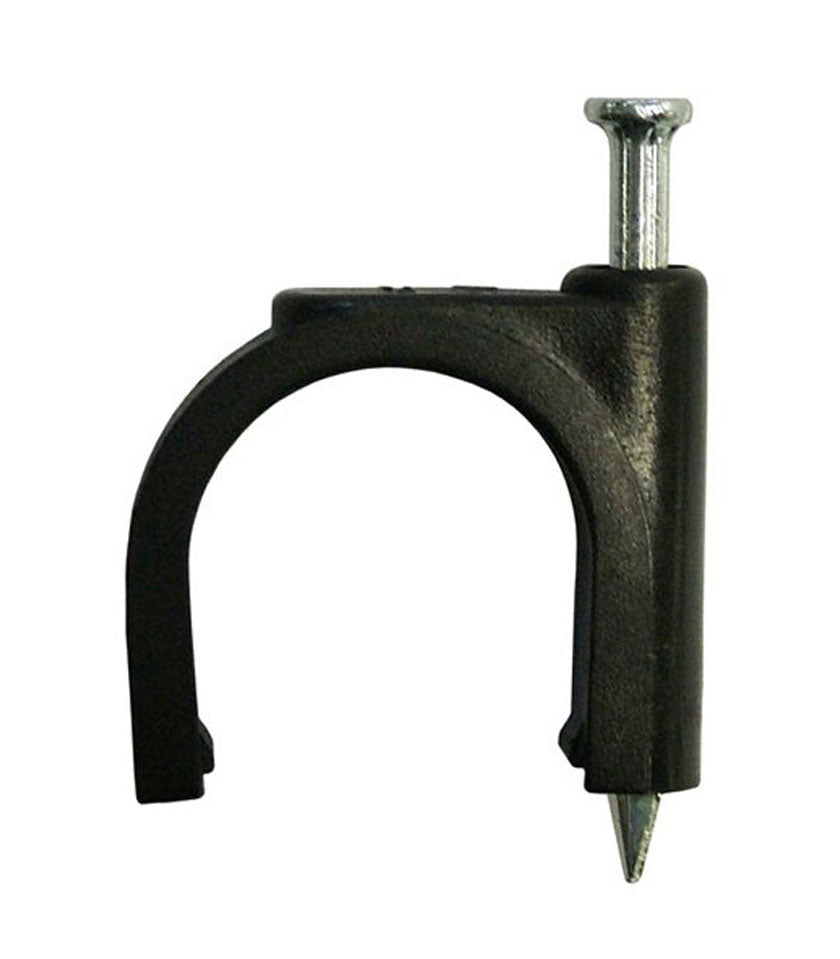 19mm Mounting Clips with Masonry Nail (10pk)
