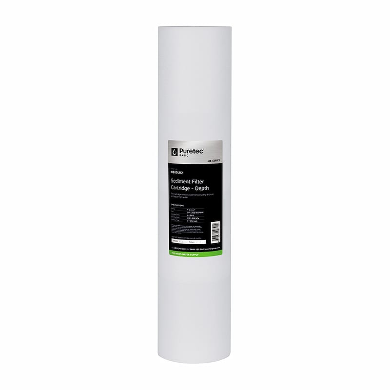 Melt Blown Large Diameter 4.5" Cartridge, 20", 20um