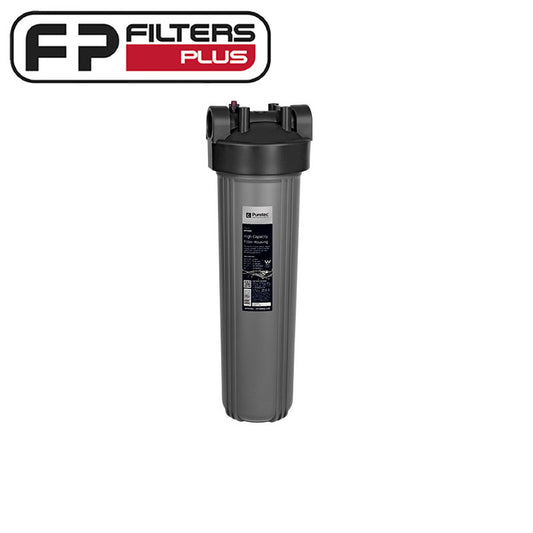 Large Diameter Grey Filter Housing, 20", 1" conn