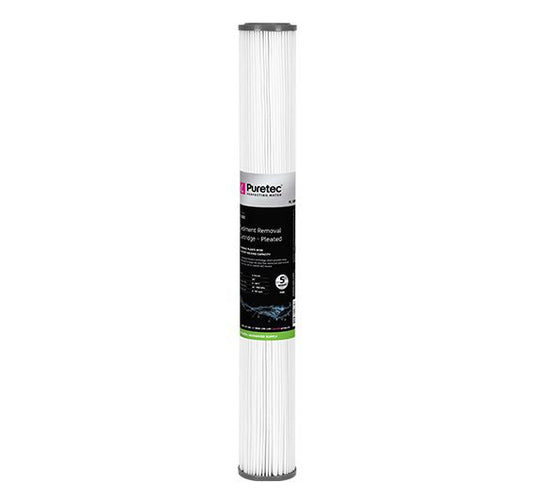 Pleated Cartridge Standard dia 2.5", 20 inch, 5um