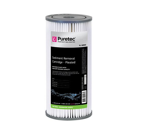 Pleated Cartridge Large dia 4.5", 10 inch, 30um