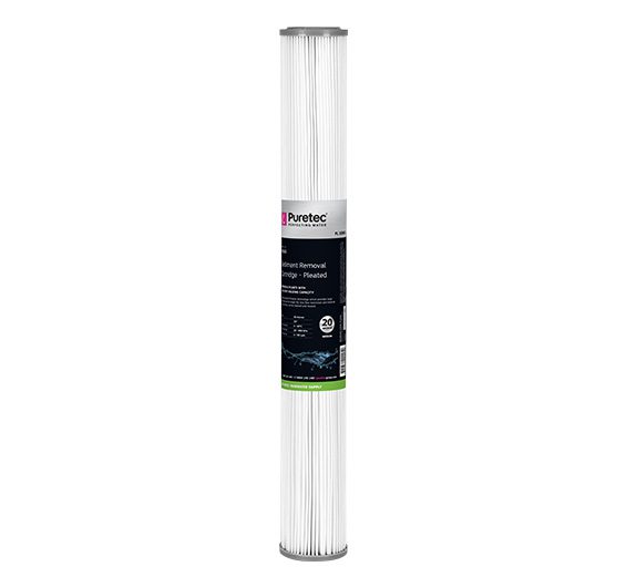 Pleated Cartridge Standard dia 2.5", 20 inch, 20um