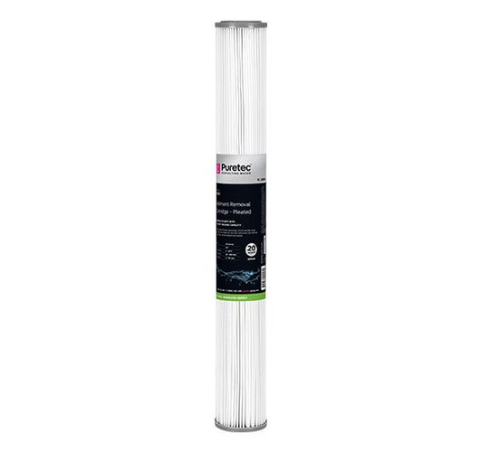 Pleated Cartridge Standard dia 2.5", 20 inch, 20um