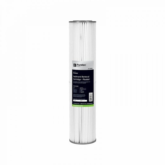 Pleated Large Diameter 4.5" Cartridge, 20", 10um