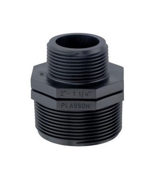 Plasson REDUCING NIPPLE THREADED PP 1.1/2"-1"