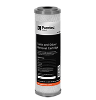 Extruded Carbon Standard Dia 2.5" Cartridge, 10" 0.5um Cyst redn