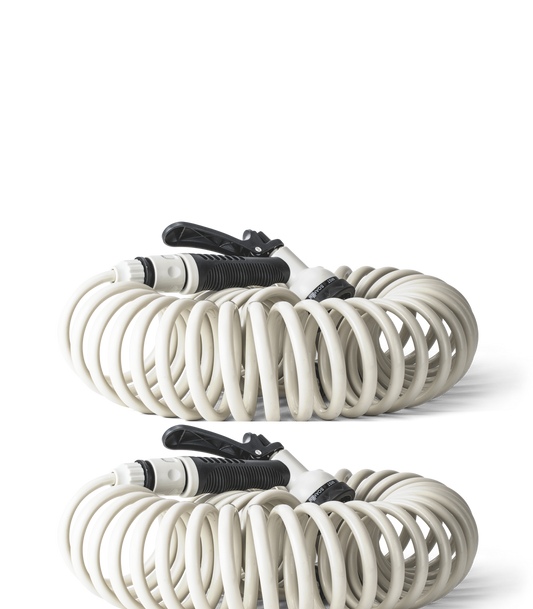 10m White Spiral Hose