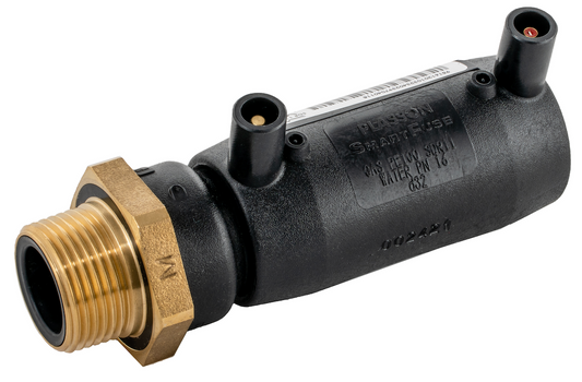 Plasson 90° ELBOW MALE TRANSITION EF BRASS 32-3/4"