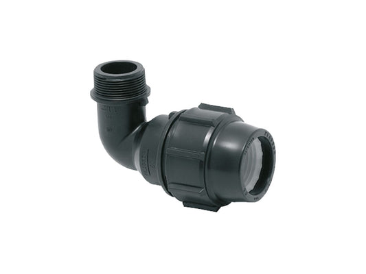 Plasson 90° ELBOW MALE METRIC 40-1.1/4"