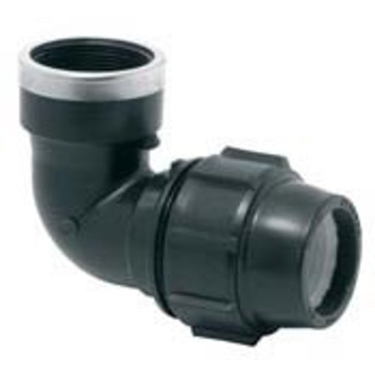 Plasson 90° ELBOW FEMALE METRIC 32-3/4"