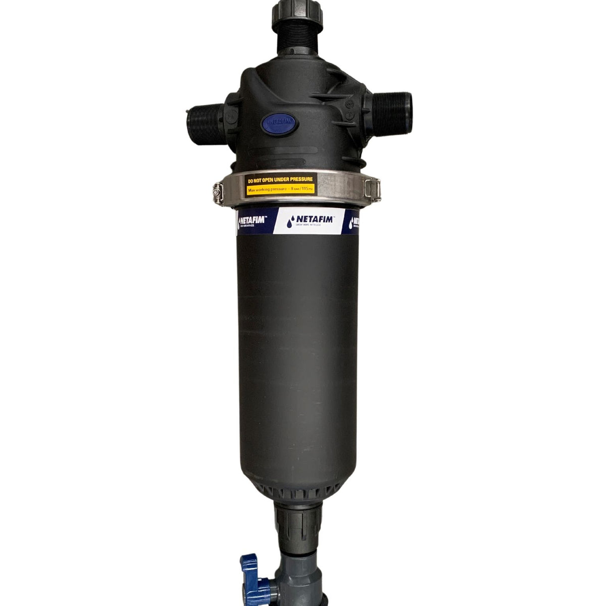 NETAFIM SEMI AUTO VAC FILTER PLASTIC  50MM 200MIC  SCREEN  400L/M  800KPA