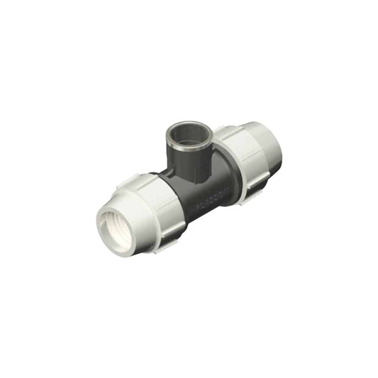 Plasson TEE METRIC MINE F-THREADED OFFTAKE 63-2"-63