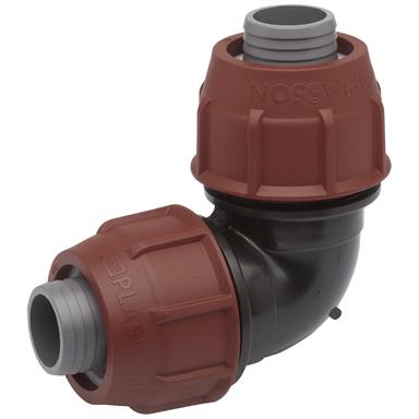 Plasson 90° ELBOW METRIC 25-25