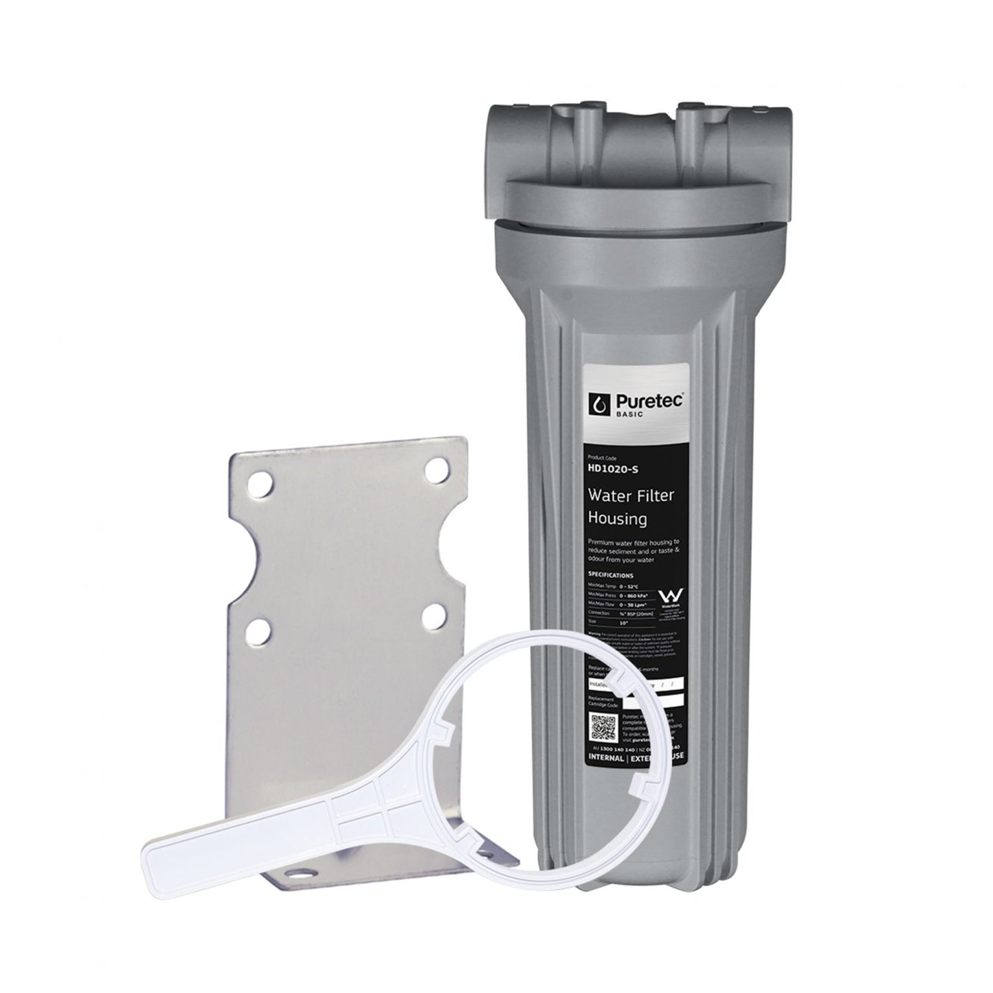 Compact, Quick-Change Water Filter with the ELITE-10GM three-way Kitchen Mixer Tap