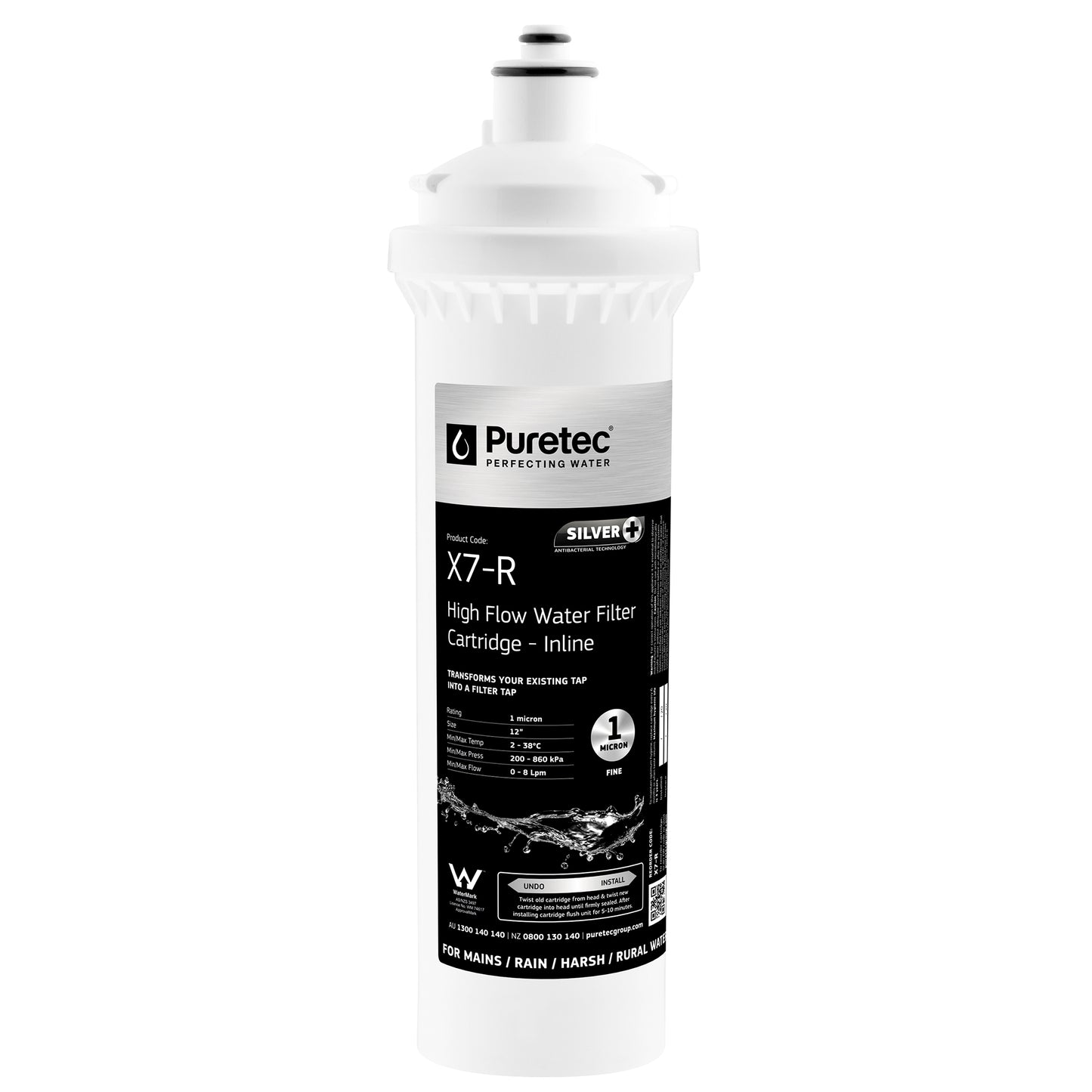 Puremix Quick Twist Replacement Cartridge for Puremix-X7 1um