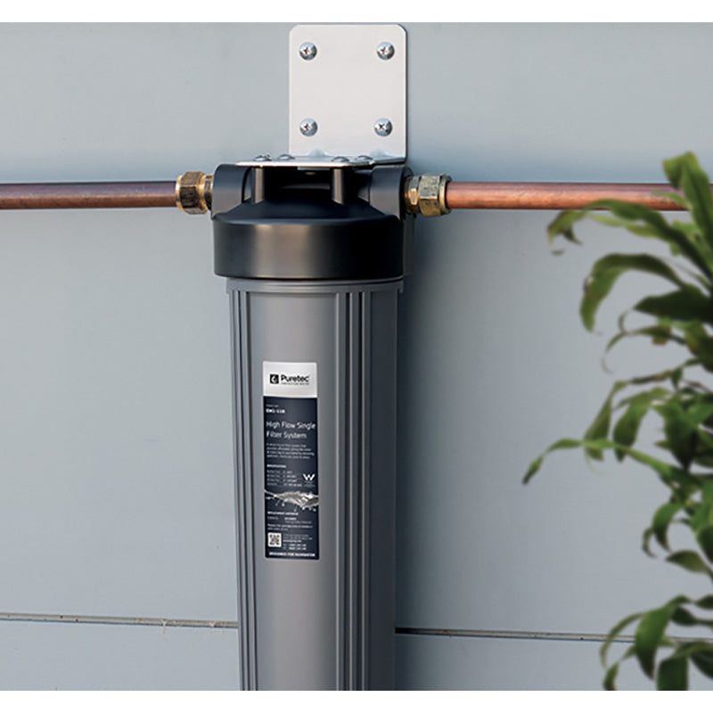 Single 10" Standard Dia Housing 20mm conn + filter for Rainwater