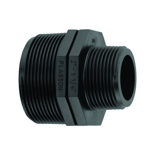 Plasson REDUCING NIPPLE THREADED PP 1.1/4"-3/4"