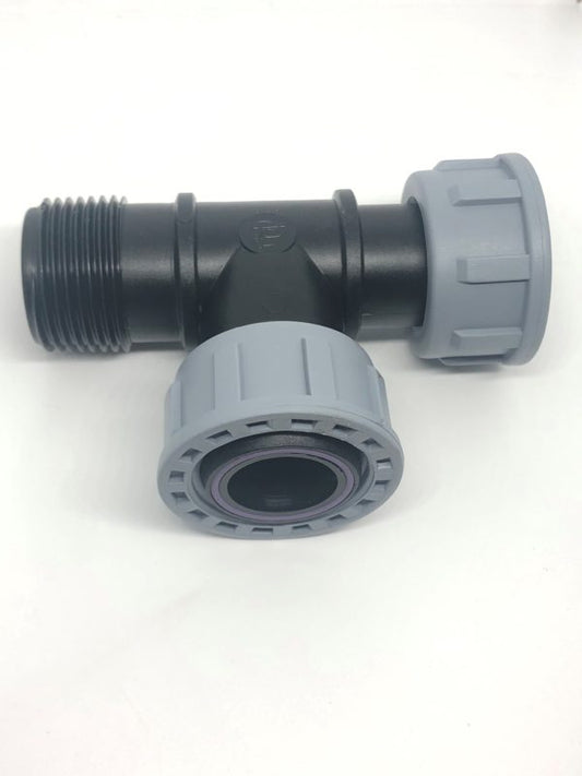 TEE 25MM SWIV X 25MM SWI