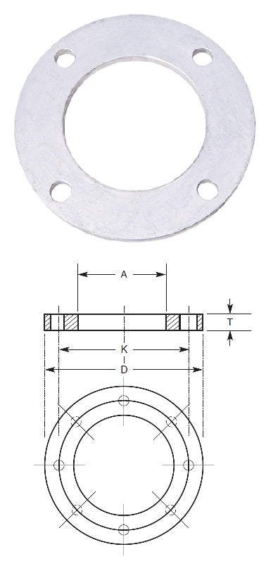 Plasson BOLT SET SUIT DN450 (18") AS4087 PN16 BACKING FLANGE 316 200LG